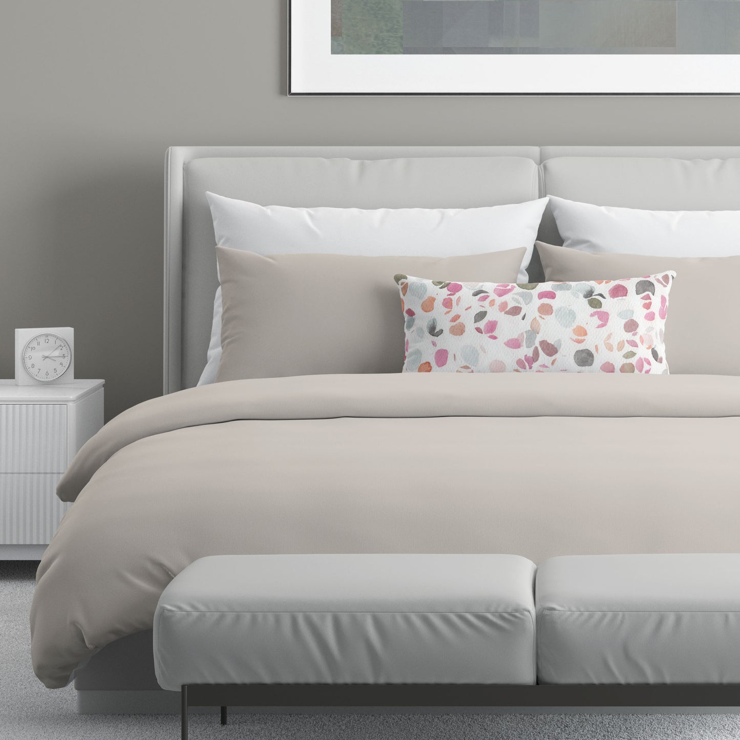 Petals in Pink 12x24 Lumbar Pillow Cover