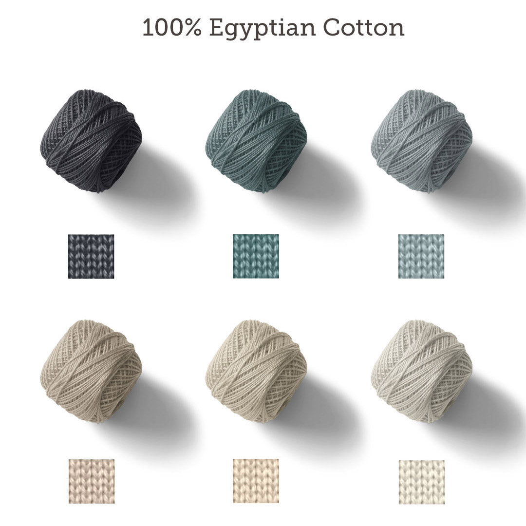 Baubles Egyptian Cotton Knit Throw Blanket