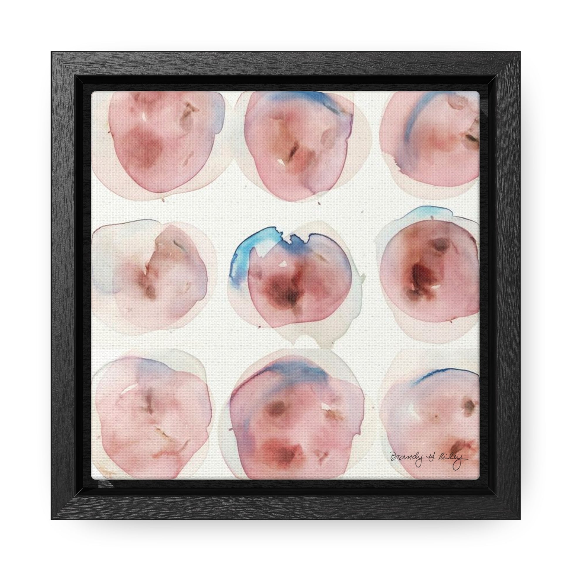 Harpswell Mini Framed Gallery Wrap Canvas Print | Brandy Gibbs-Riley