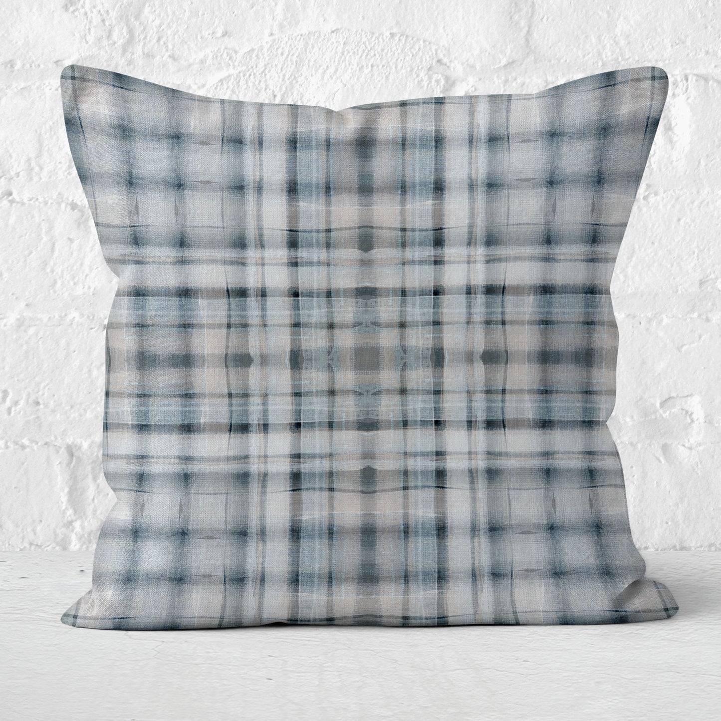 Hudson in Gray Throw Pillow