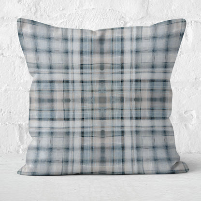 Hudson in Gray Throw Pillow