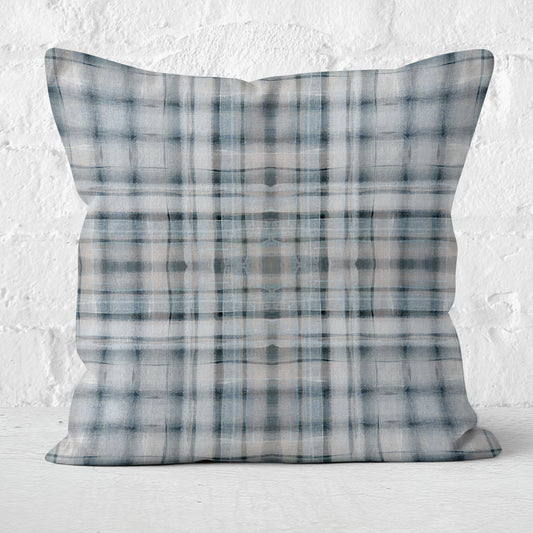 Hudson in Gray Throw Pillow
