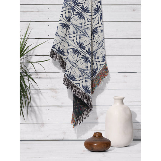 Audrina Woven Cotton Throw Blanket
