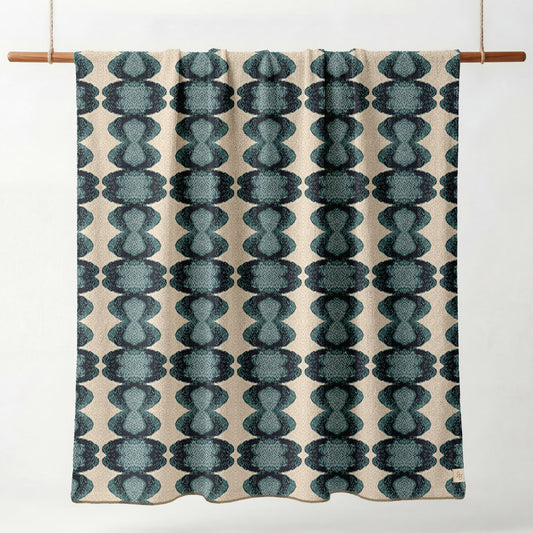 Baubles Egyptian Cotton Knit Throw Blanket