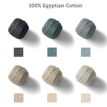 Baubles Egyptian Cotton Knit Throw Blanket