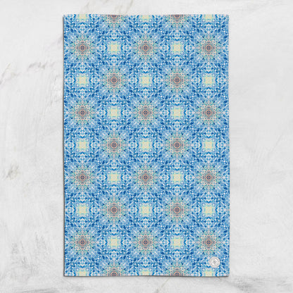 Catalina Mosaic Organic Cotton Hemp Tea Towels - Set of 2